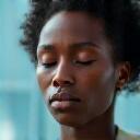 Siyabonga meditating