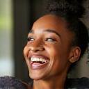 Thandiwe smiling after class